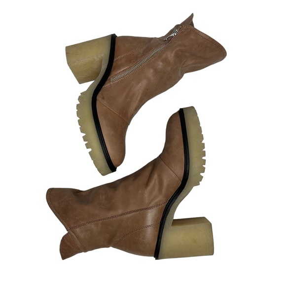 NWOT Free People Jack Zip Ankle Bootie Blush - Picture 11 of 15
